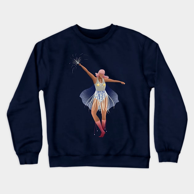 Inspiring Super Women Crewneck Sweatshirt by Jess Illustrates